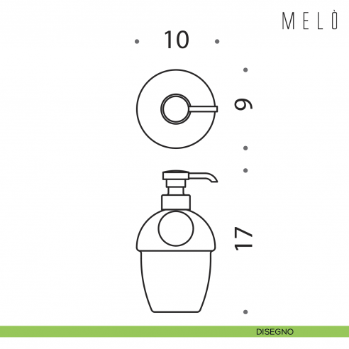 Spandisapone da appoggio Colombo Design Melò