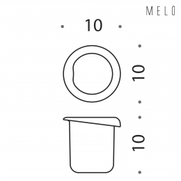 Bicchiere Colombo Design Melò B1252