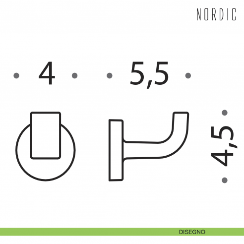 Portabito Colombo Design Nordic disegno