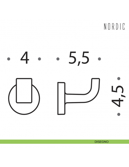 Portabito Colombo Design Nordic disegno