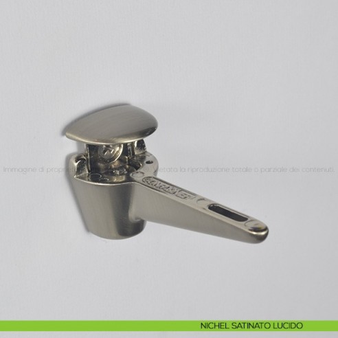 Reggimensola per vetro Confalonieri MS01427 nichel satinato lucido