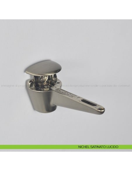Reggimensola per vetro Confalonieri MS01427 nichel satinato lucido
