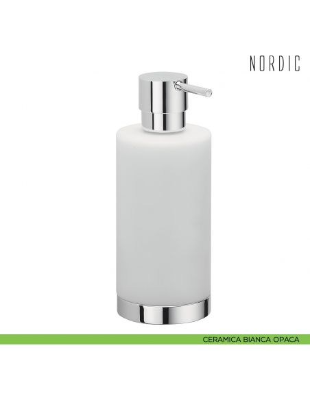 Spandisapone da appoggio Colombo Design Nordic ceramica bianca opaca