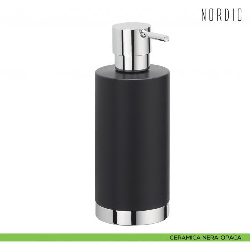 Spandisapone da appoggio Colombo Design Nordic ceramica nera opaca