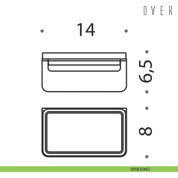 Porta sapone Colombo Design Over 2