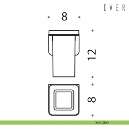 Porta bicchiere Colombo Design Over 2