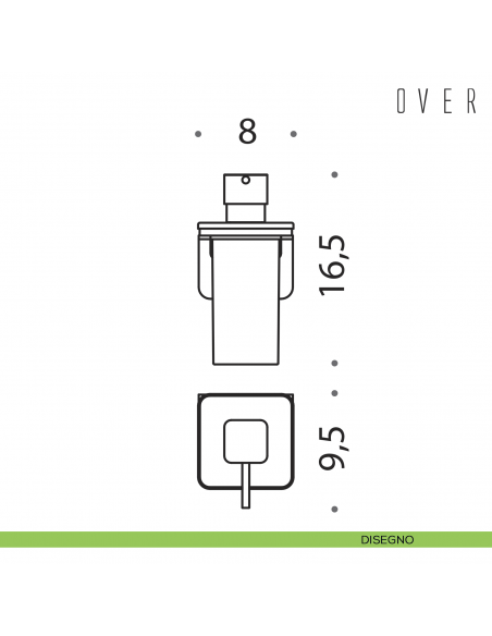 Spandisapone da muro Colombo Design Over disegno