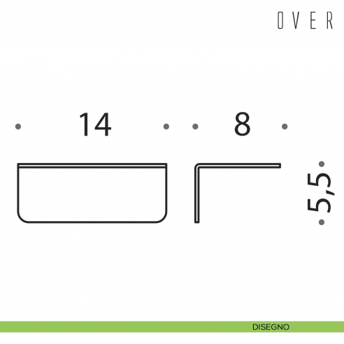 Svuota tasche Colombo Design Over disegno