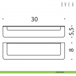 Porta salvietta Colombo Design Over 30 cm 2