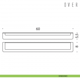 Porta salvietta Colombo Design Over 60 cm 2