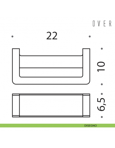 Porta salvietta ad anello Colombo Design Over disegno