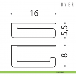 Porta Rotolo Colombo Design Over 2