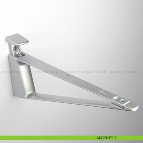 Reggimensola per vetro e legno Confalonieri MS01432 argento 7