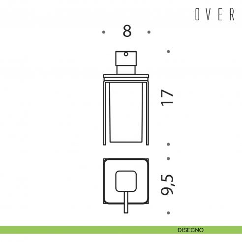 Spandisapone da appoggio Colombo Design Over disegno