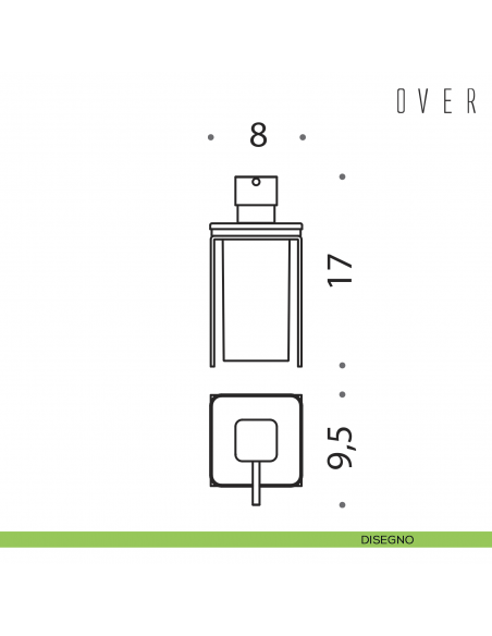Spandisapone da appoggio Colombo Design Over disegno