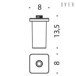 Contenitore per spandisapone Colombo Design Over B9368