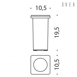 Scovolo con base Colombo Design Over B7056