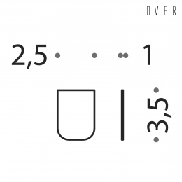 Biadesivo Colombo Design Over GM17 3M