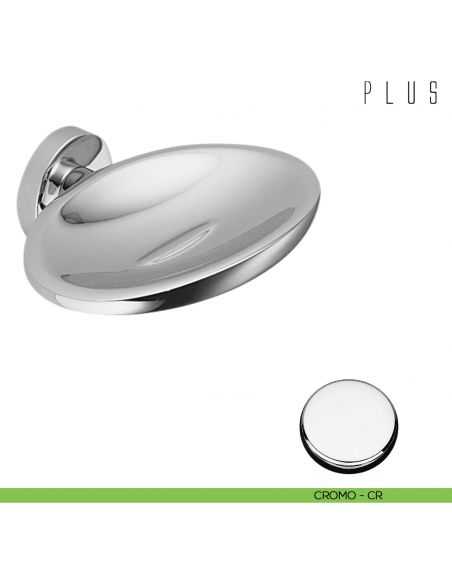 Porta sapone inamovibile Colombo Design Plus cromo