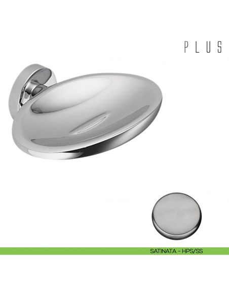 Porta sapone inamovibile Colombo Design Plus zirconium stainless steel HPS