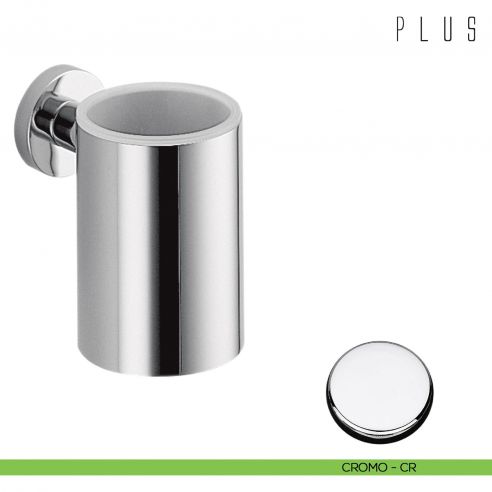 Porta bicchiere inamovibile Colombo Design Plus cromo