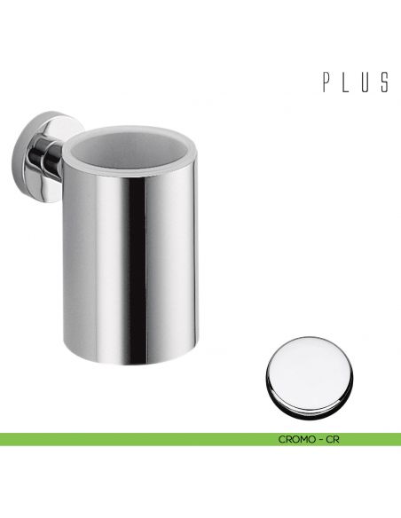 Porta bicchiere inamovibile Colombo Design Plus cromo