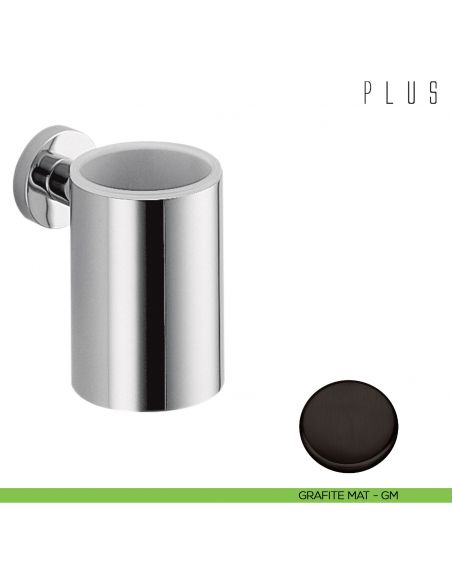 Porta bicchiere inamovibile Colombo Design Plus GRAFITE MAT