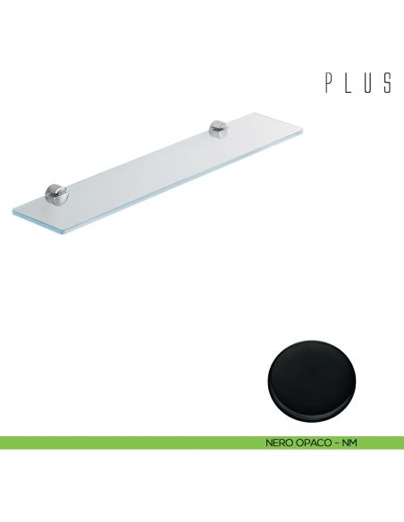 Mensola Colombo Design Plus 60 cm NEROPACO