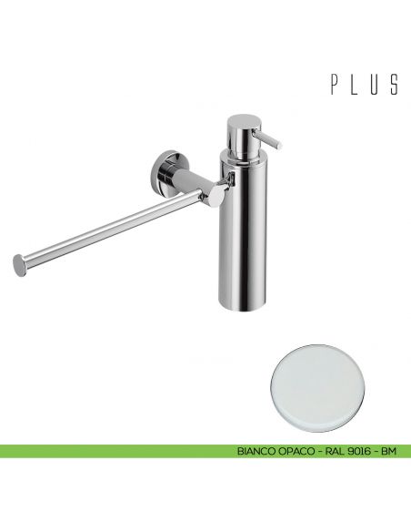 Spandisapone e porta salvietta per bidet Colombo Design Plus bianco opaco