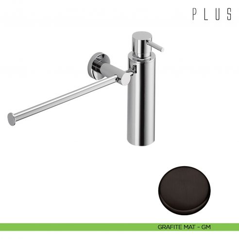 Spandisapone e porta salvietta per bidet Colombo Design Plus GRAFITE MAT