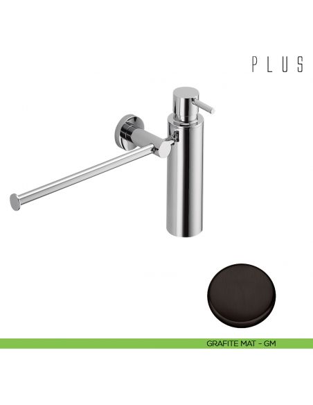 Spandisapone e porta salvietta per bidet Colombo Design Plus GRAFITE MAT