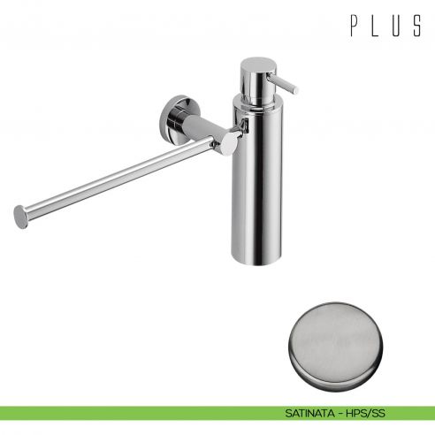 Spandisapone e porta salvietta per bidet Colombo Design Plus zirconium stainless steel HPS