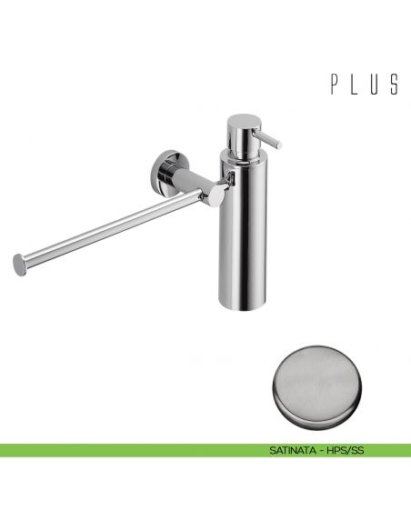 Spandisapone e porta salvietta per bidet Colombo Design Plus zirconium stainless steel HPS