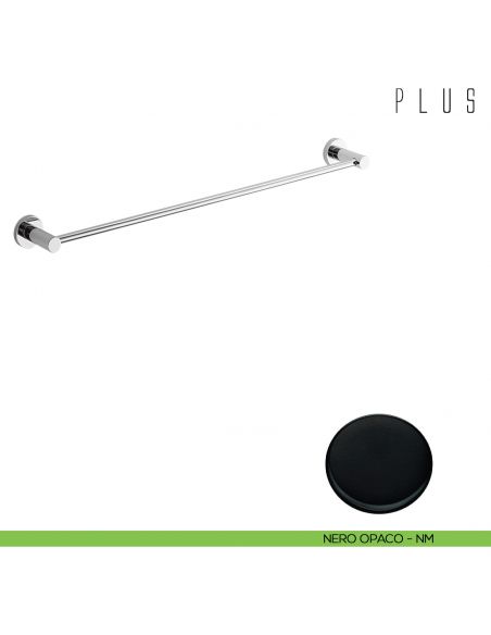 Porta salvietta Colombo Design Plus 63,5 cm nero opaco