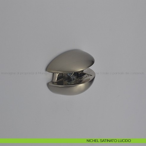 Reggimensola per vetro Confalonieri MS01424 nichel satinato lucido