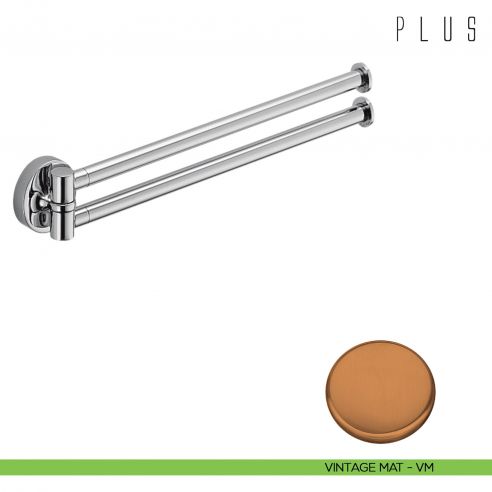 Porta salvietta doppio a snodo Colombo Design Plus VINTAGE MAT