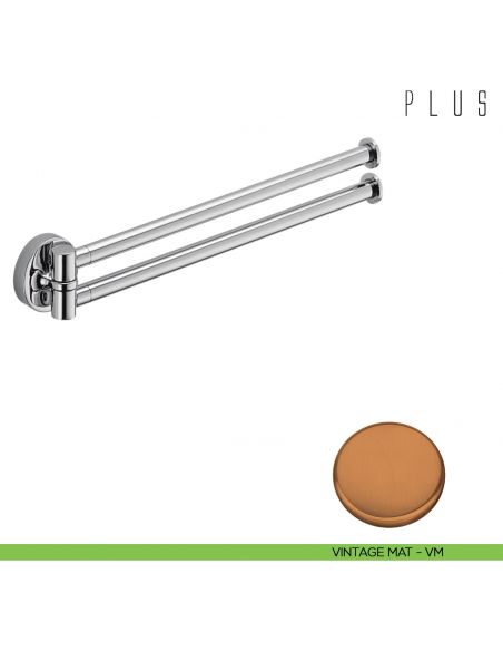 Porta salvietta doppio a snodo Colombo Design Plus VINTAGE MAT