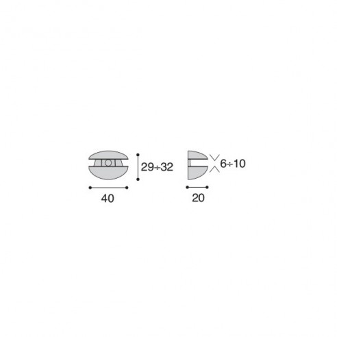 Reggimensola per vetro Confalonieri MS01424 disegno