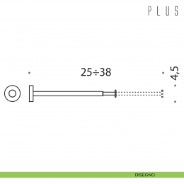 Porta salvietta estensibile Colombo Design Plus 2