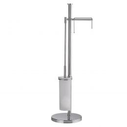 Piantana porta rotolo e porta scopino Colombo Design Plus