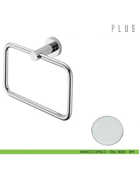 Porta salvietta ad anello Colombo Design Plus bianco opaco
