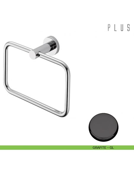 Porta salvietta ad anello Colombo Design Plus grafite