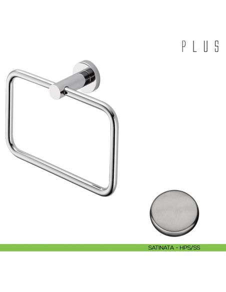 Porta salvietta ad anello Colombo Design Plus zirconium stainless steel HPS