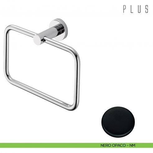 Porta salvietta ad anello Colombo Design Plus nero opaco