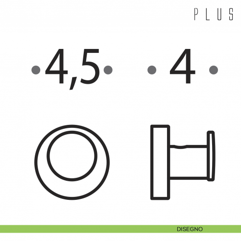 Portabito Colombo Design Plus disegno