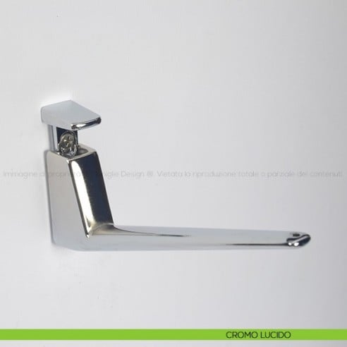 Reggimensola per vetro e legno Confalonieri MS01433 cromo lucido