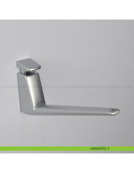 Reggimensola per vetro e legno Confalonieri MS01433 argento 7