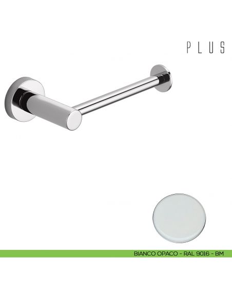 Porta rotolo Colombo Design Plus bianco opaco