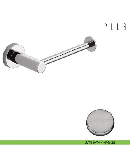 Porta rotolo Colombo Design Plus zirconium stainless steel HPS