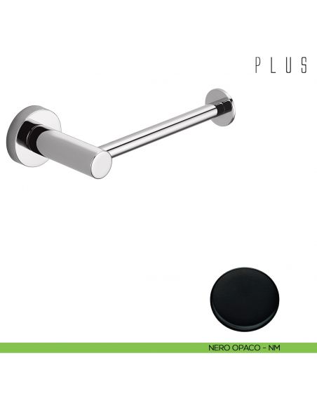 Porta rotolo Colombo Design Plus nero opaco